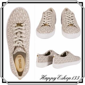 Michael Kors Women’s Keaton Lace Up Logo Shoes Sneakers